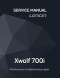 Loncin Xwolf 700i Service Manual PDF service repair manual cover