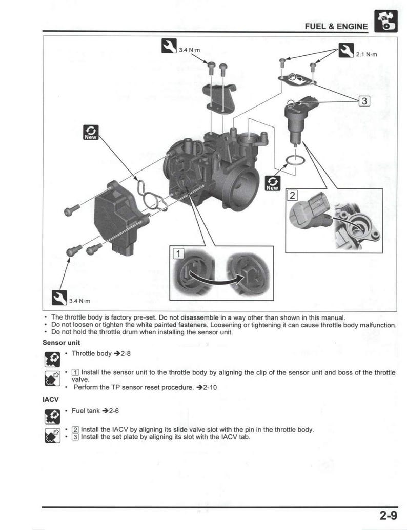 Honda CRF300L Service Manual service manual preview page 9