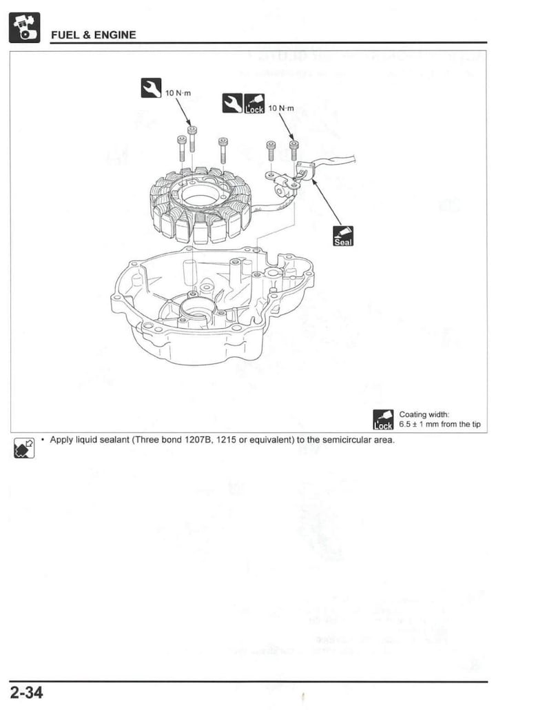 Honda CRF300L Service Manual service manual preview page 10