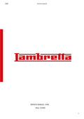 Lambretta X300 300cc Service Manual 2023-2027 Scooter Motorcycle PDF service repair manual cover