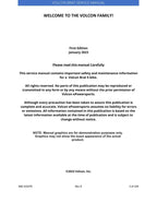 Volcon Brat E-Bike Service Manual 2023-2027 Electric Motorcycle service manual preview page 2