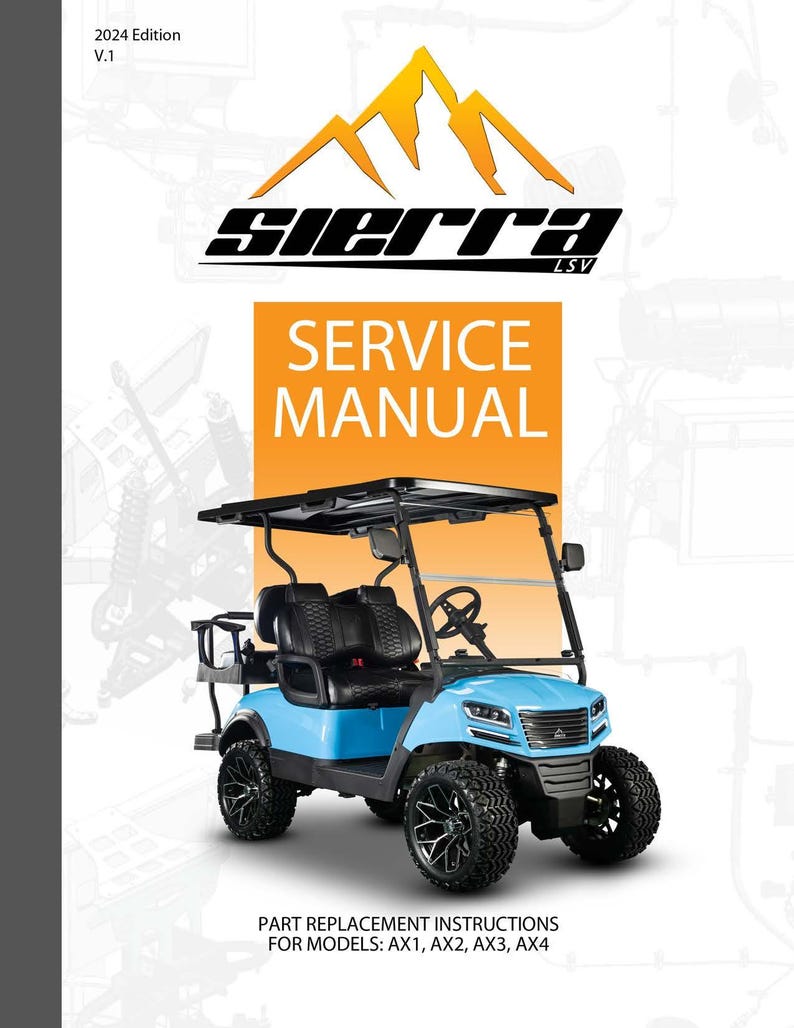 Sierra LSV AX1 AX2 ax3 ax4 Service Manual PDF service repair manual cover