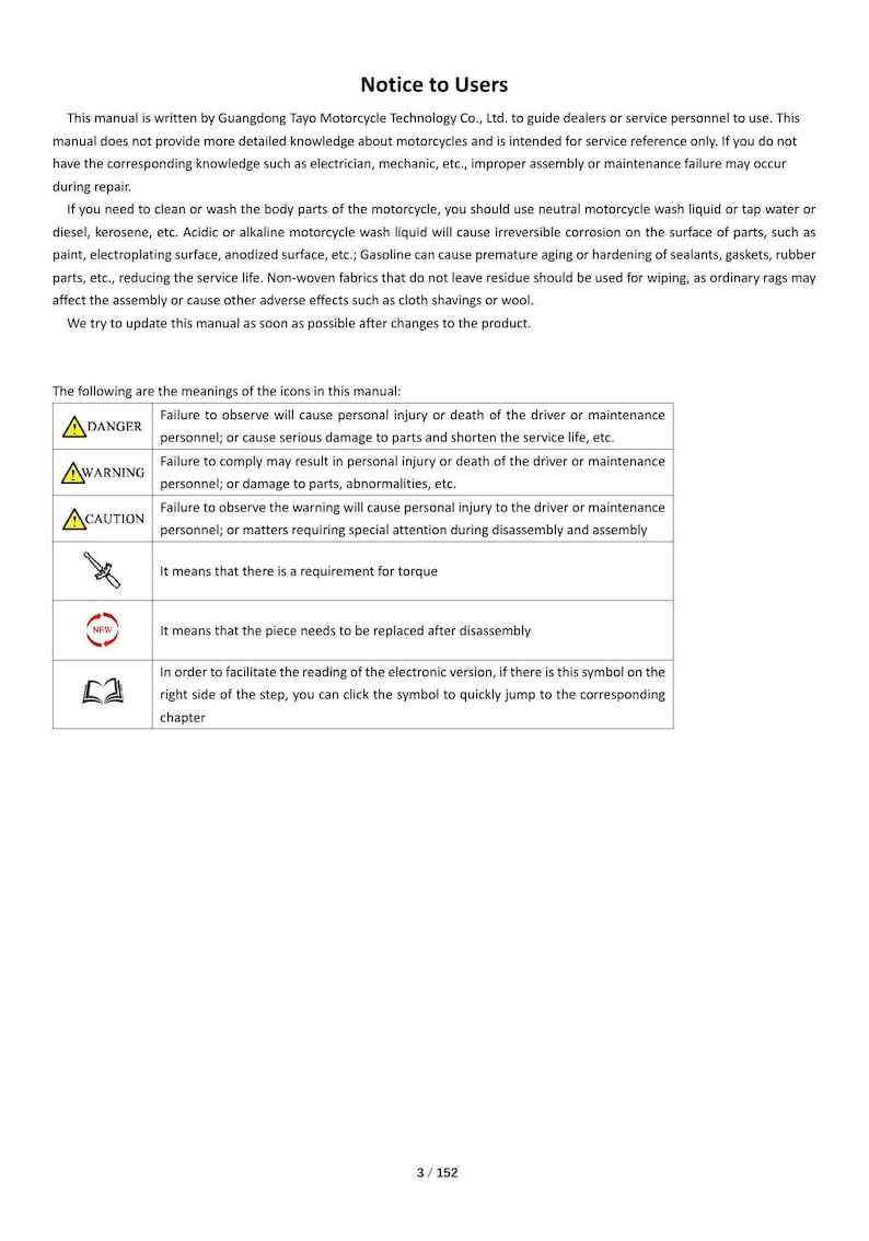 Zontes ZT368T-K Scooter Service Manual 2026 Motorcycle service manual preview page 6