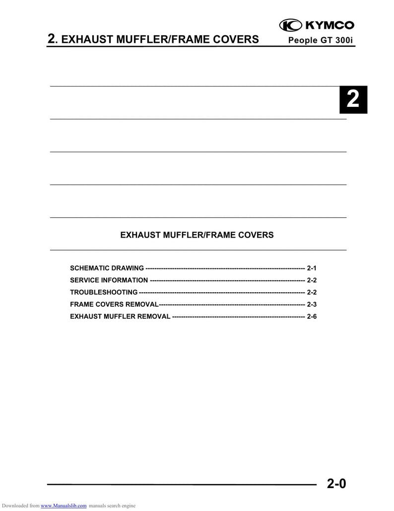 Kymco People GT 300i Service Manual service manual preview page 5