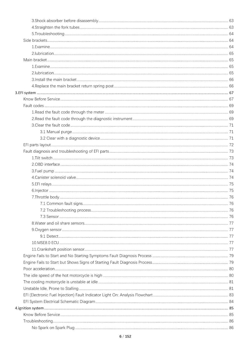 Zontes ZT368T-K Scooter Service Manual 2026 Motorcycle service manual preview page 9