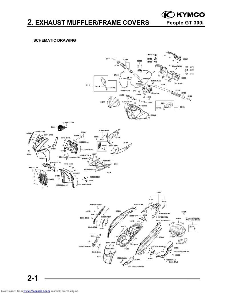 Kymco People GT 300i Service Manual service manual preview page 6