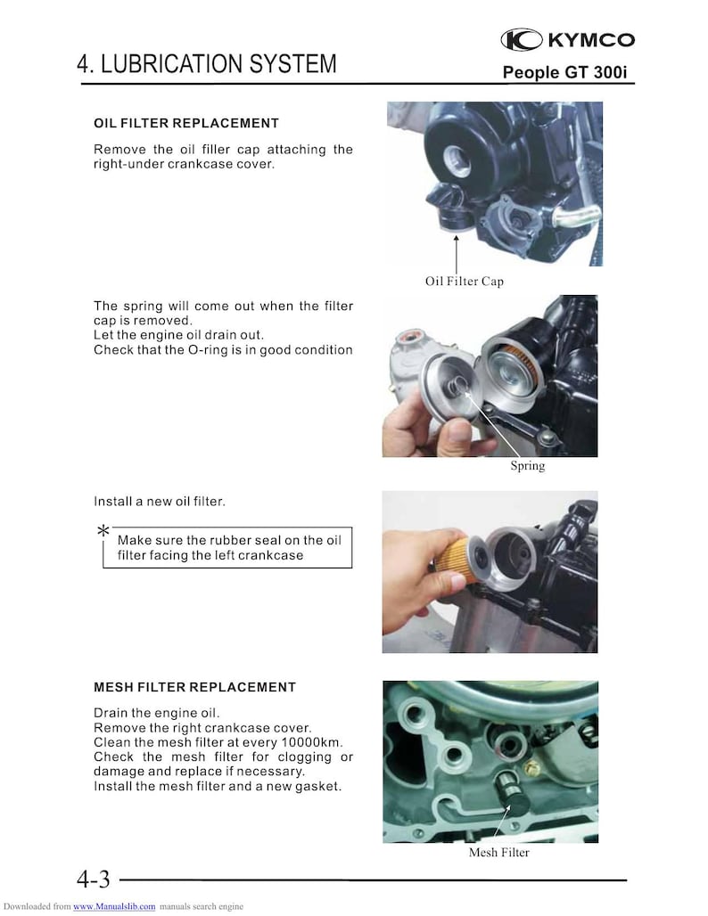 Kymco People GT 300i Service Manual service manual preview page 7