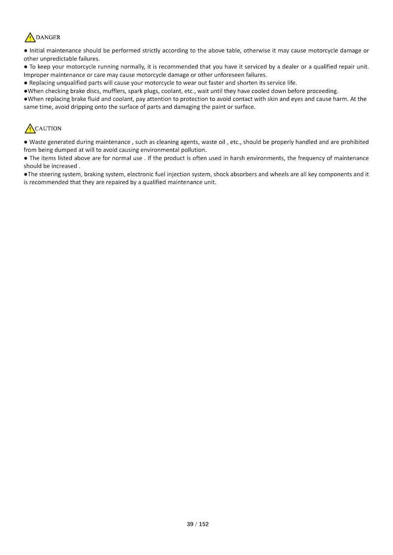 Zontes ZT368T-K Scooter Service Manual 2026 Motorcycle service manual preview page 10