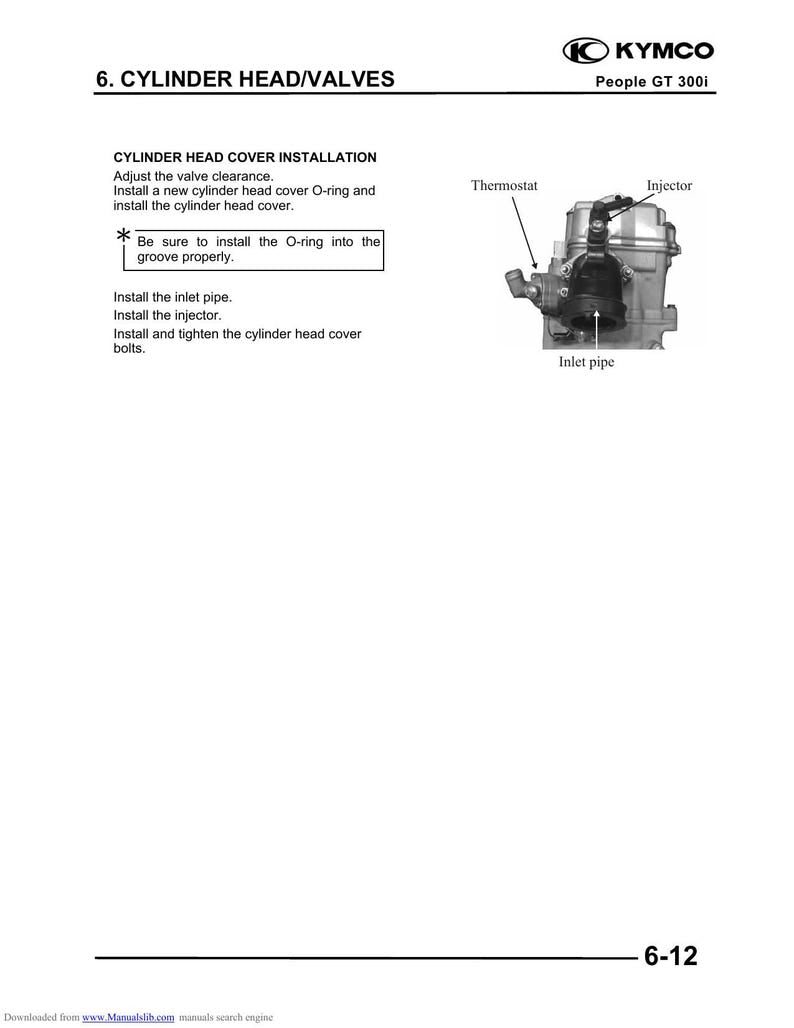 Kymco People GT 300i Service Manual service manual preview page 8