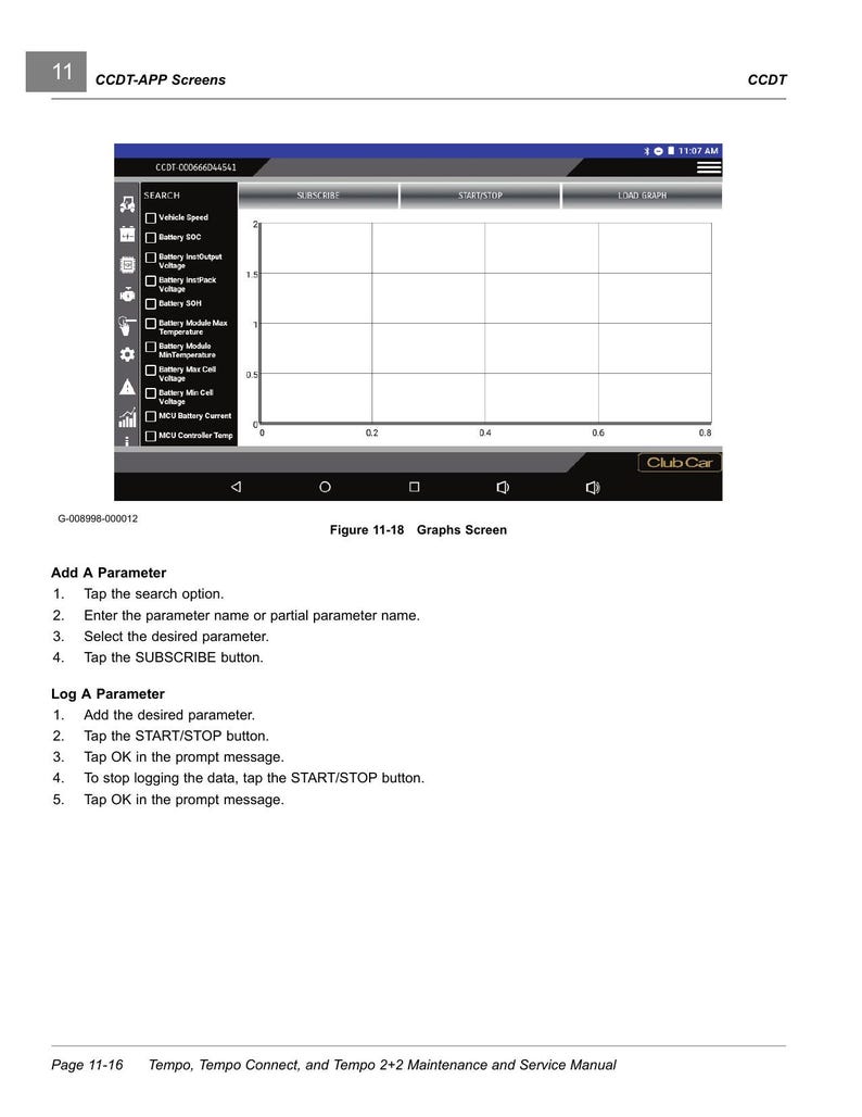 Club Car Tempo Service Manual service manual preview page 10