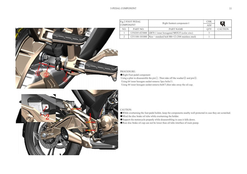 Zontes ZT125 ZT155 U U1 Euro V Service Manual 2021-2025 Motorcycle service manual preview page 5