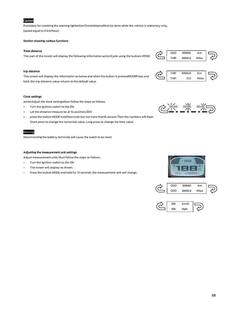 Lambretta X250 Service Manual service manual preview page 10