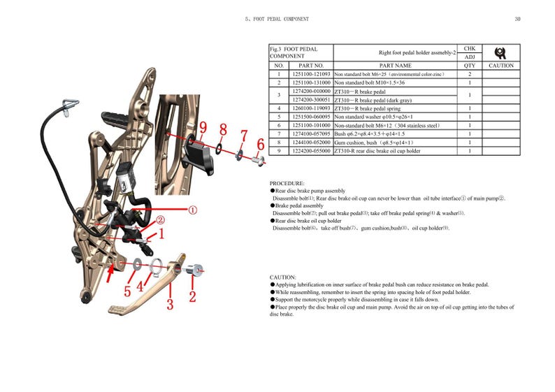 Zontes ZT310-X GP Service Manual 2021-2025 Motorcycle service manual preview page 6