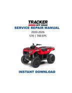 Tracker Off Road 570 & 700 EPS Service Manual PDF service repair manual cover