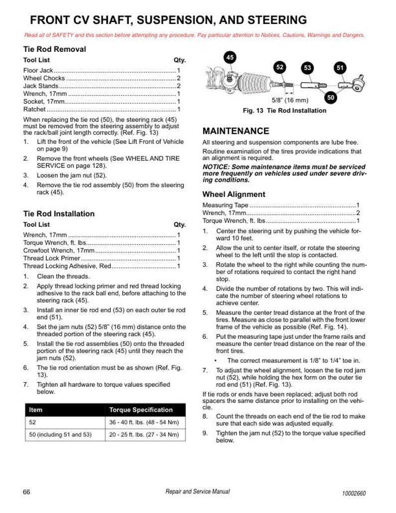 Tracker Offroad EViS 72V Electric UTV Service Manual service manual preview page 6
