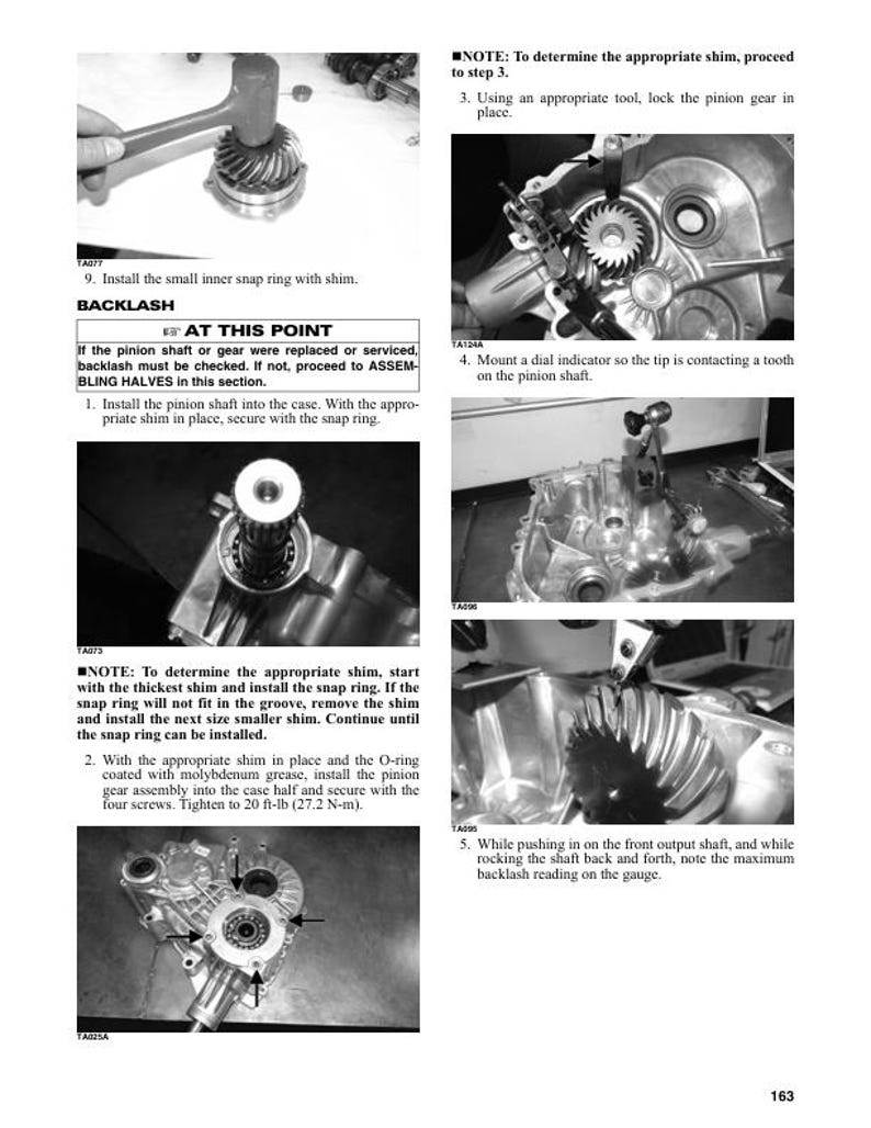 Tracker Offroad 800SX Service Manual service manual preview page 8