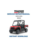 Tracker Offroad 800SX Service Manual PDF service repair manual cover