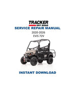 Tracker Offroad EViS 72V Electric UTV Service Manual PDF service repair manual cover
