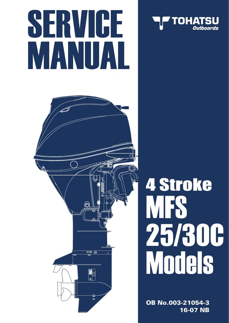 Tohatsu MFS 25 30C Service Manual service manual preview page 2