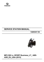 Piaggio MP3 500 Sport Business LT Service Manual service manual preview page 2