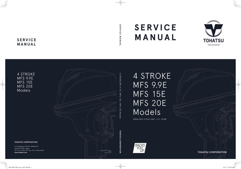 Tohatsu MFS 9.9E 15E 20E Service Manual 2018-2022 Outboard service manual preview page 2