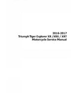 Triumph Tiger Explorer XR XRX XRT Service Manual service manual preview page 2