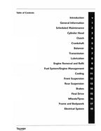 Triumph Tiger Explorer XR XRX XRT Service Manual service manual preview page 5