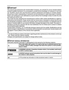 Yamaha YZF-R6 Service Manual service manual preview page 7