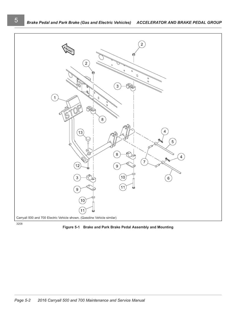 Club Car Carryall 500 700 Service Manual service manual preview page 5