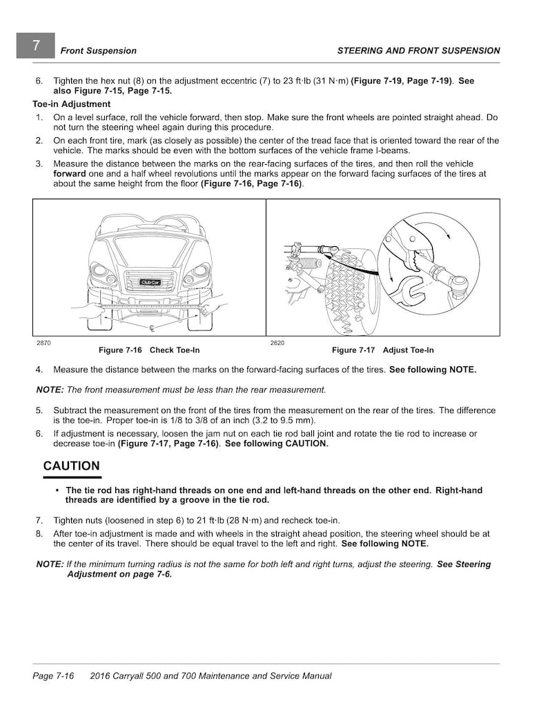 Club Car Carryall 500 700 Service Manual service manual preview page 3