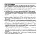 Yamaha YZ250FX Service Manual service manual preview page 7
