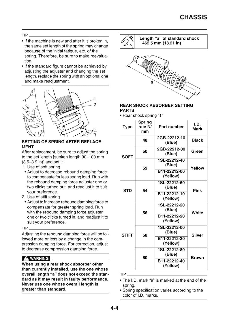 Yamaha WR250F WR250FG Service Manual service manual preview page 3