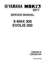 Yamaha X-MAX 300 MBK Evolis 300 Service Manual service manual preview page 2