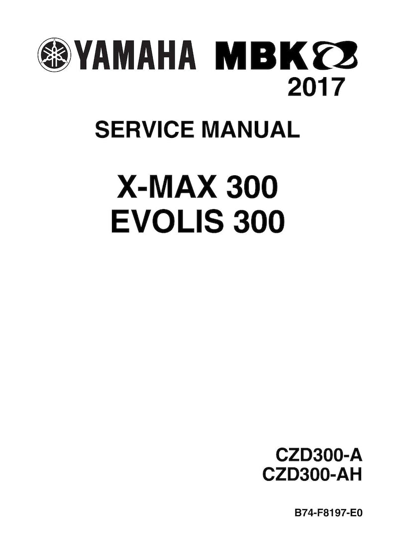Yamaha X-MAX 300 MBK Evolis 300 Service Manual service manual preview page 2
