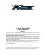 Polaris ACE 900 Service Manual service manual preview page 2