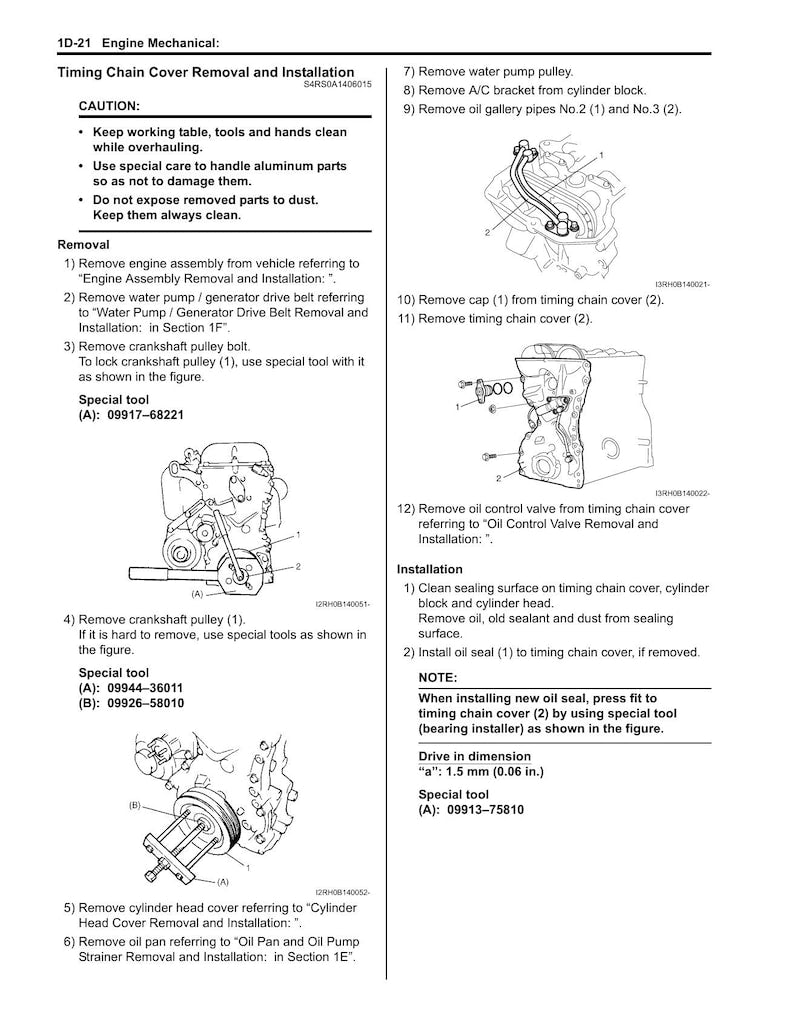 Suzuki Swift RS415 Service Manual service manual preview page 7