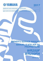 Yamaha WR250F WR250FH Service Manual service manual preview page 2