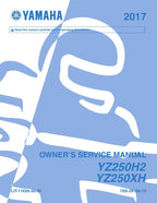 Yamaha YZ250 Service Manual service manual preview page 2