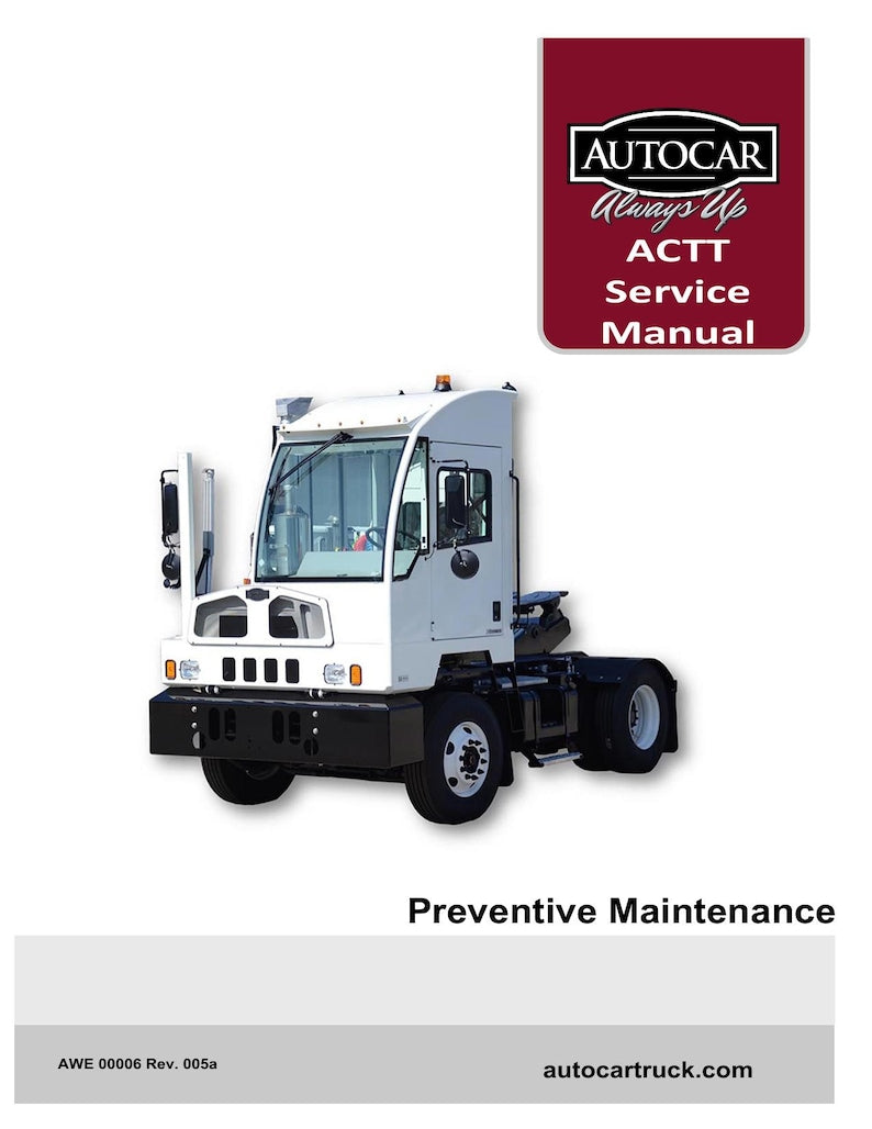 Autocar ACTT Xspotter Service Manual service manual preview page 2