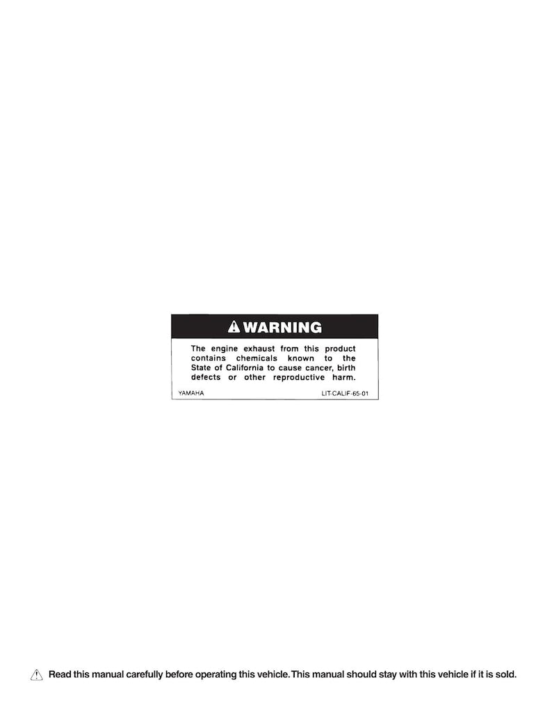 Yamaha YZ250 Service Manual service manual preview page 10