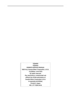 Yamaha YZ250 Service Manual service manual preview page 11