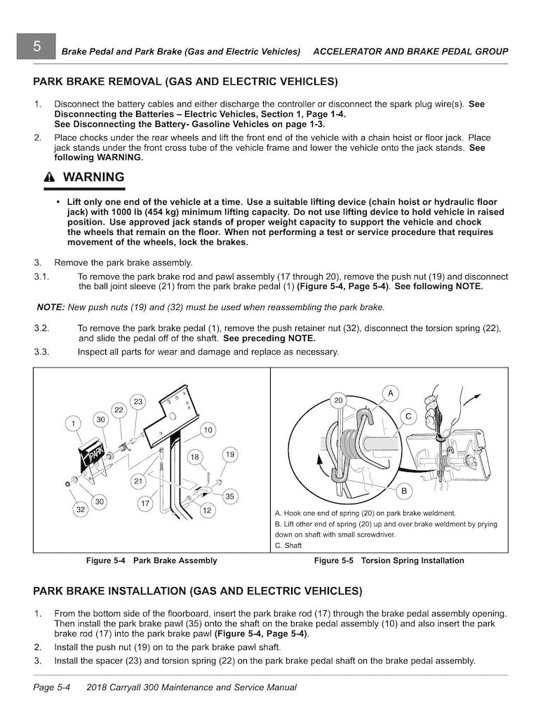 Club Car Carryall 300 Service Manual service manual preview page 3