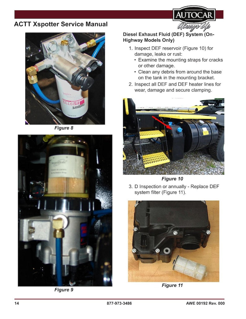 Autocar ACTT Xspotter Service Manual service manual preview page 3