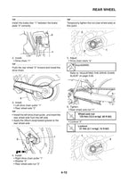Yamaha YZ250FX Service Manual service manual preview page 3