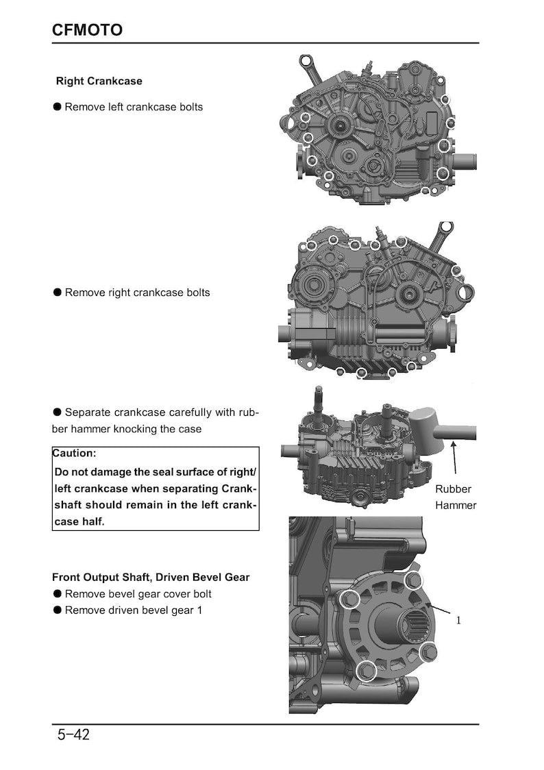 CFMOTO CForce 520 Service Manual 2018-2022 ATV CF500AU-7A 7C service manual preview page 5