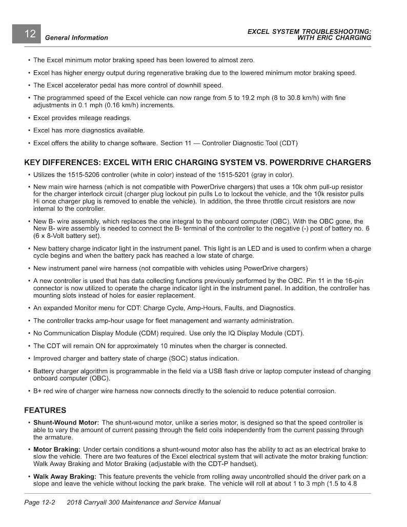 Club Car Carryall 300 Service Manual service manual preview page 9