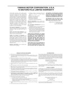 Yamaha YZ250 YZ250X Service Manual 2018-2022 Motorcycle service manual preview page 5