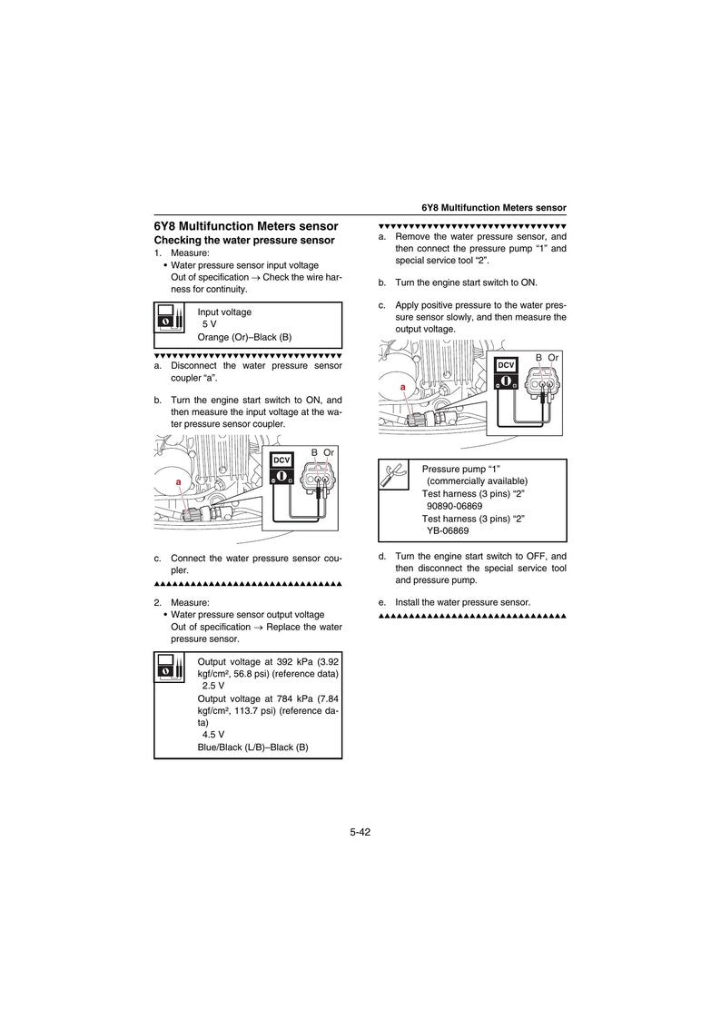 Yamaha F30 F40 Outboard Service Manual service manual preview page 3