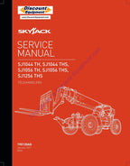 Skyjack SJ1044 SJ1056 SJ1256 Telehandler Service Manual service manual preview page 2