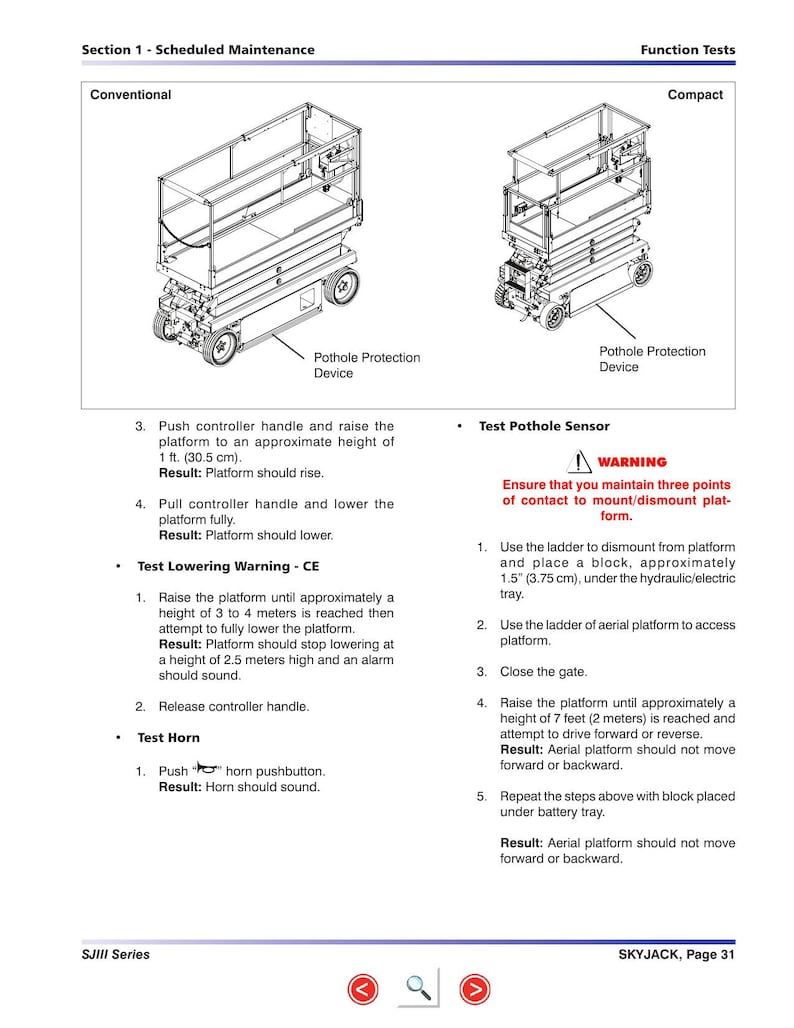 Skyjack SJIII 3215 3219 Service Manual service manual preview page 4